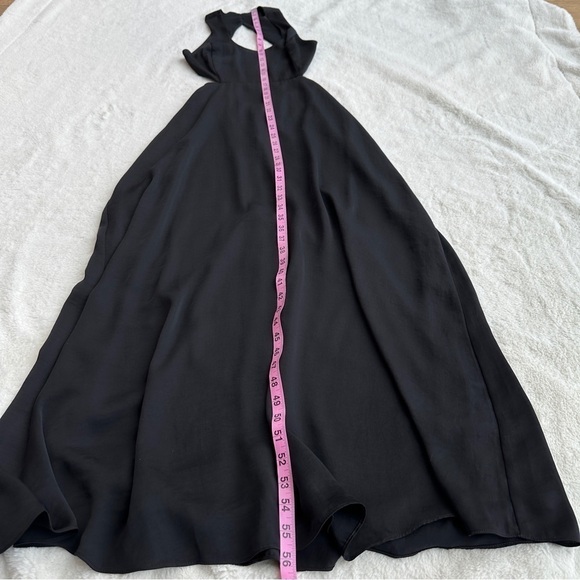 Talula Aritzia Peekaboo Black Maxi Dress Sleeveless with Cutouts XS - Picture 5 of 13